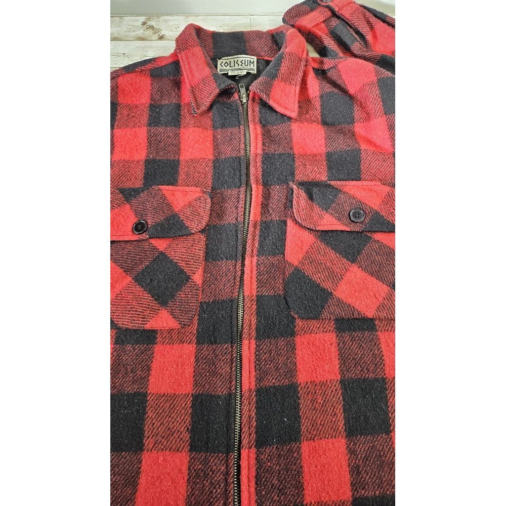 Vintage Wool‎ Blend Zipper Jacket